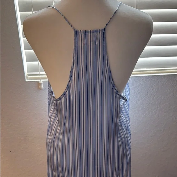 Cami NYC Blue Striped Camisole with Lace Trim - Picture 3 of 3